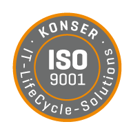 Unternehmen Konser entspricht ISO 9001